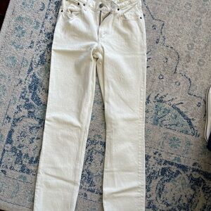 Abercrombie and fitch Cream Jeans